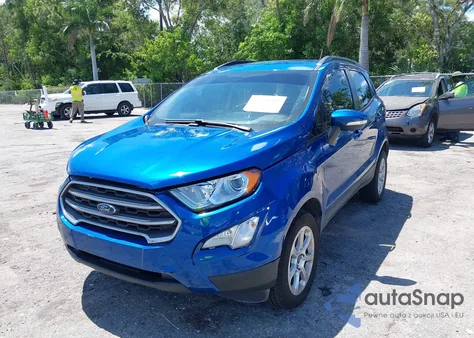 2021 Ford Ecosport Se из США, поврежденный, VIN MAJ6S3GL5MC451215
